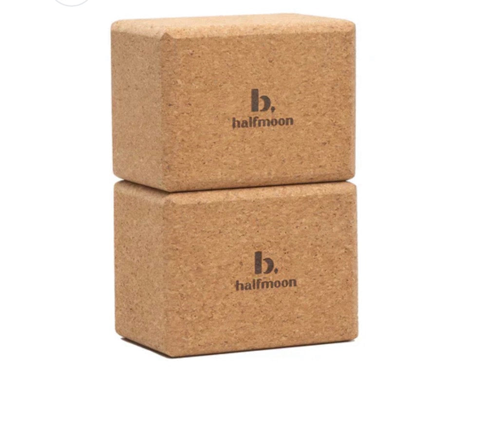 b, halfmoon cork block mini *set of 2