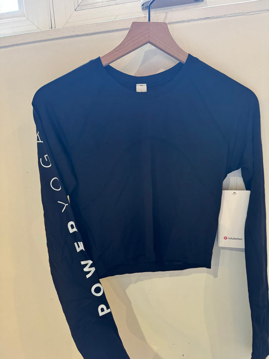 lululemon Swiftly Tech Cropped LS *black