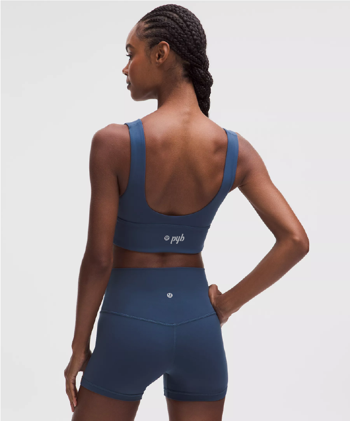 lululemon Align V-Neck Bra *blue twill