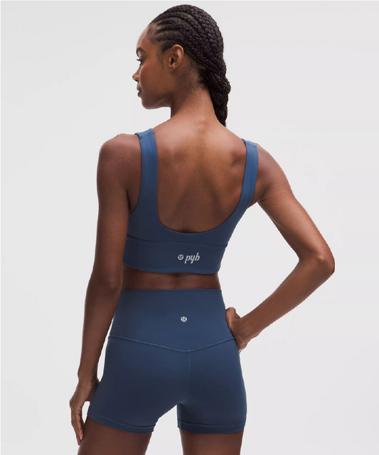 lululemon Align V-Neck Bra *blue twill