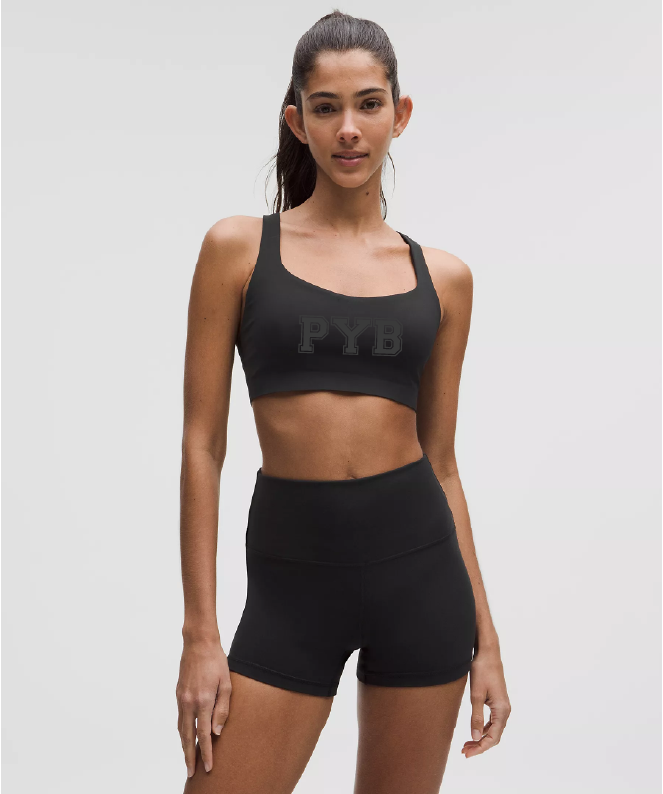 lululemon FlexyFlex Strappy Yoga Bra *black